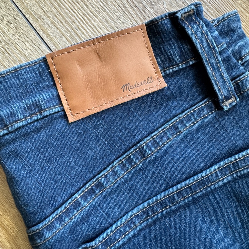Madewell 10" High-Rise Skinny Jeans in Hayes Wash NWT - Picture 3 of 5